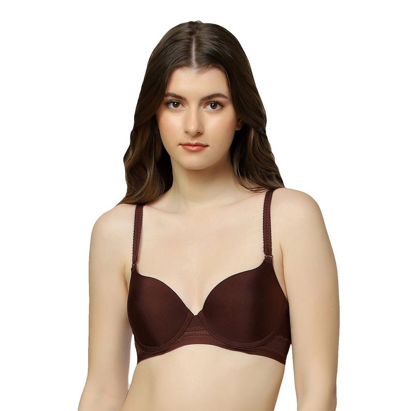 Triumph Padded Wired Seamless Silhoutte T-Shirt Bra - Brown (34B)