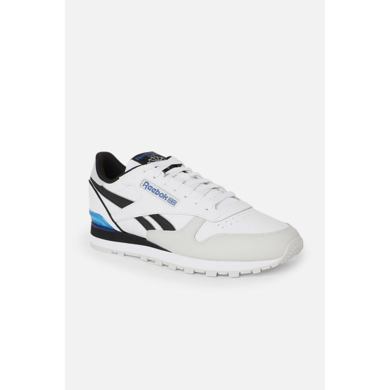 Reebok Classic Leather Clip - Men White Sneakers (UK 11)