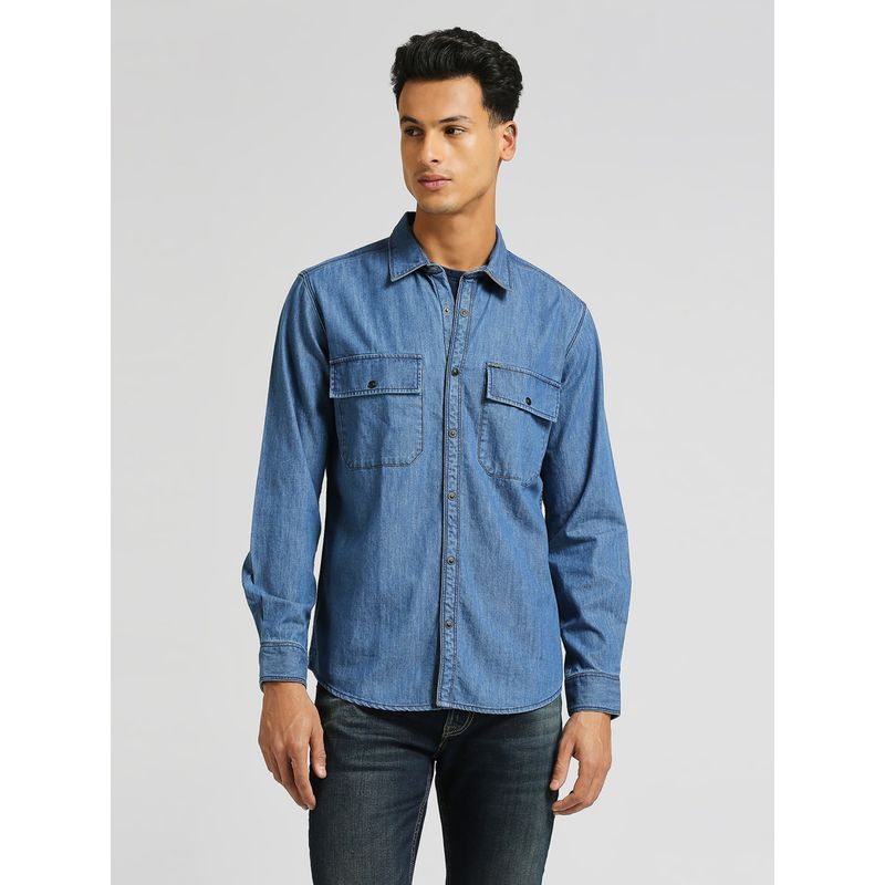 Pepe Jeans Blue Rozer Denim Shirt (M)