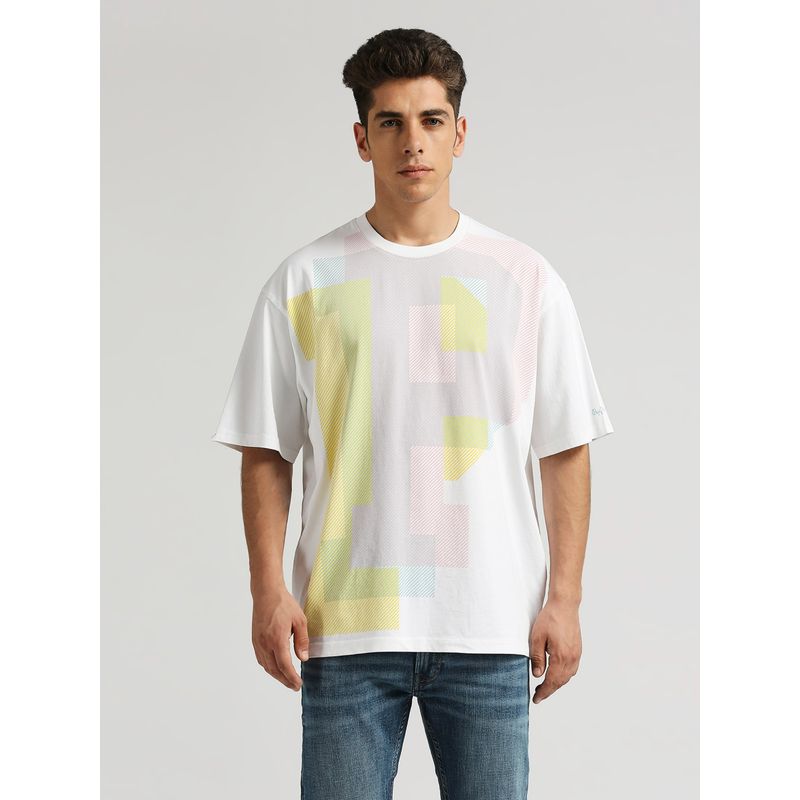 Pepe Jeans White Walter Oversized Summer T-Shirt (XL)