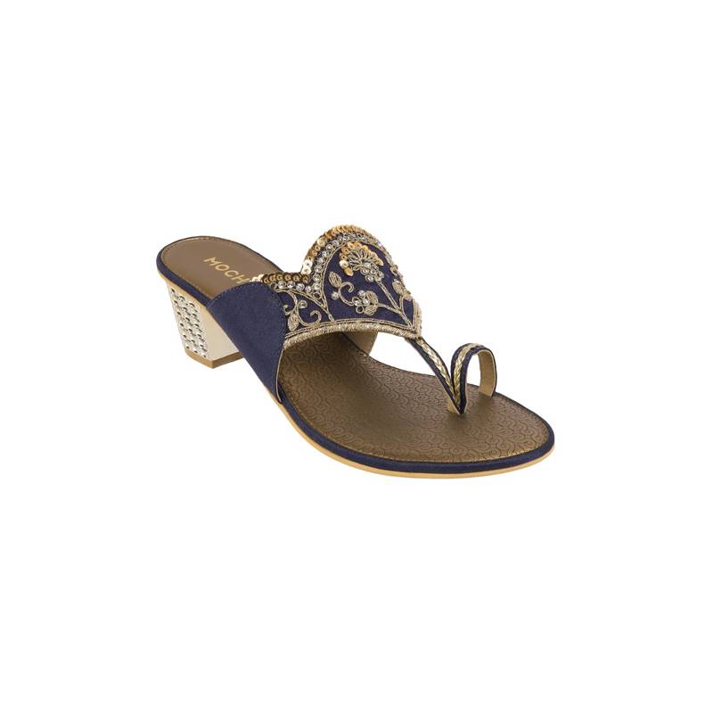 Mochi Bronze Wedding Sandal Heels (Euro 36)