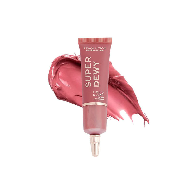 Makeup Revolution Superdewy Liquid Blusher Dewy & Radiant Finish Blush You Got Me Blushing
