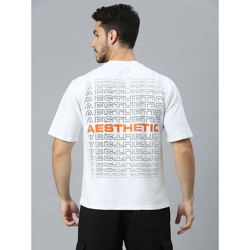AESTHETIC NATION Aesthetics White Oversized T-Shirt (S)