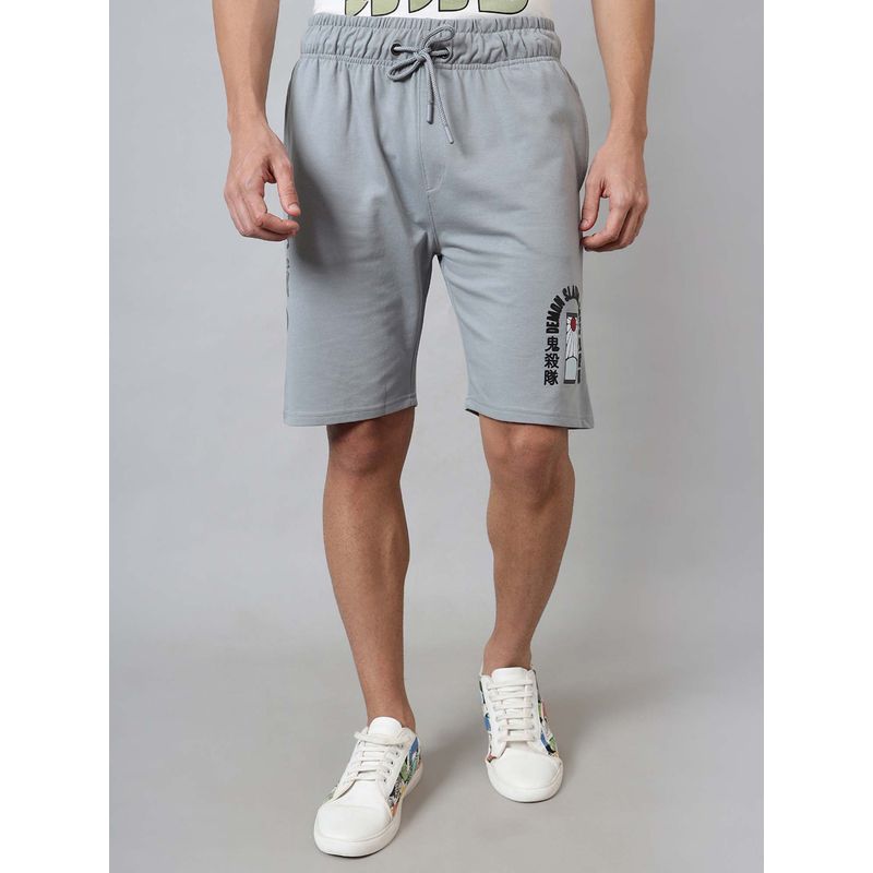 Free Authority Official Demon Slayer Printed Regular Fit Shorts (34)