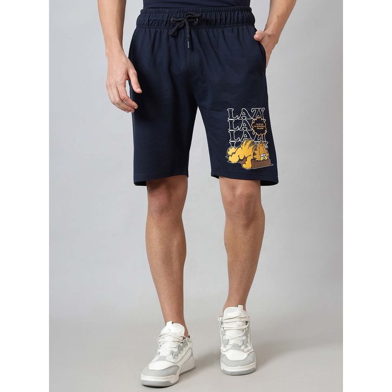 Free Authority Official Garfield Printed Regular Fit Shorts (34)