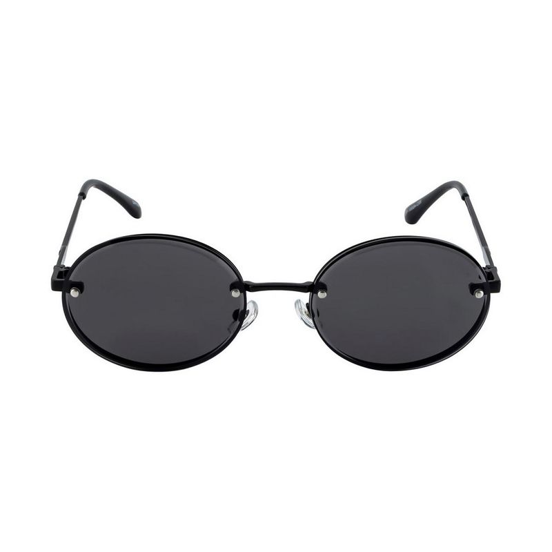 Buy Opium Eyewear Women Black Round Sunglasses with UV Protected Lens ...