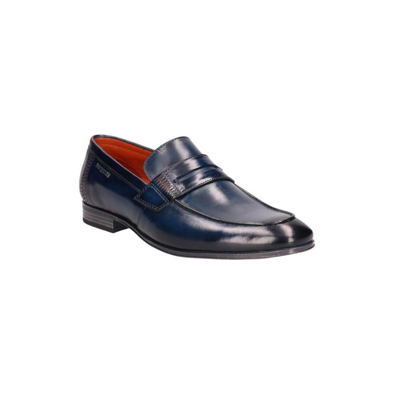 Bugatti Matina Blue Mens Leather Penny Loafers (EURO 45)