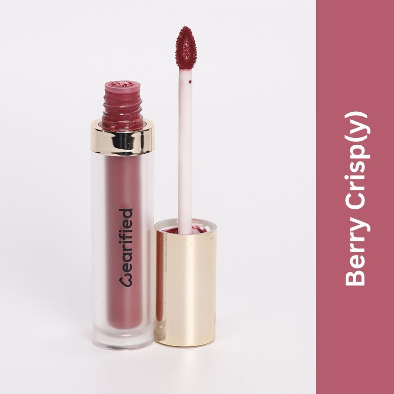 Wearified Lip Frosting Matte Liquid Lipstick - Berry Crispy Y