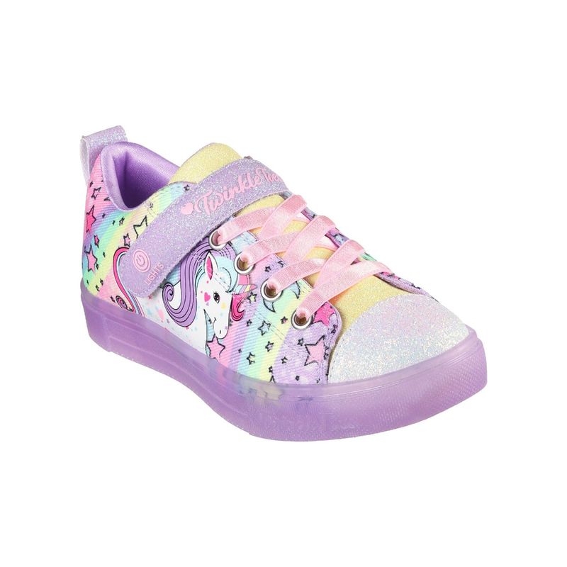 SKECHERS Girls Twinkle Sparks Iceunicorn Bu Purple Casual Shoes: Buy ...