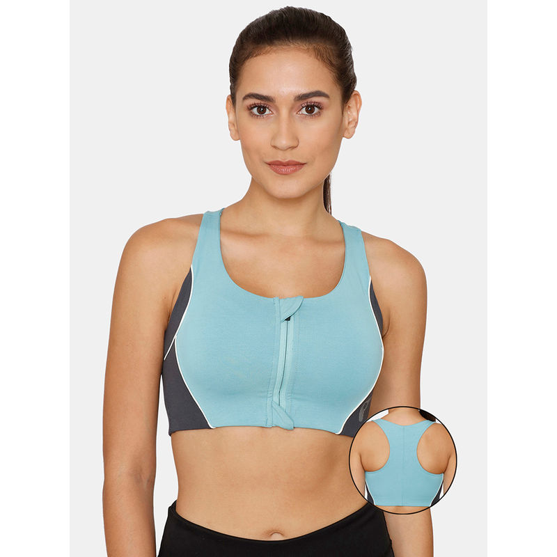 Buy Zelocity Quick Dry Sports Bra With Removable Padding - Porcelain Online