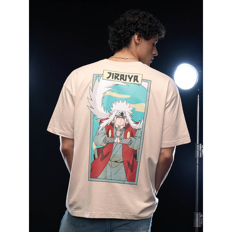 The Souled Store Naruto Jiraiya Men Oversized T-Shirt (2XL)