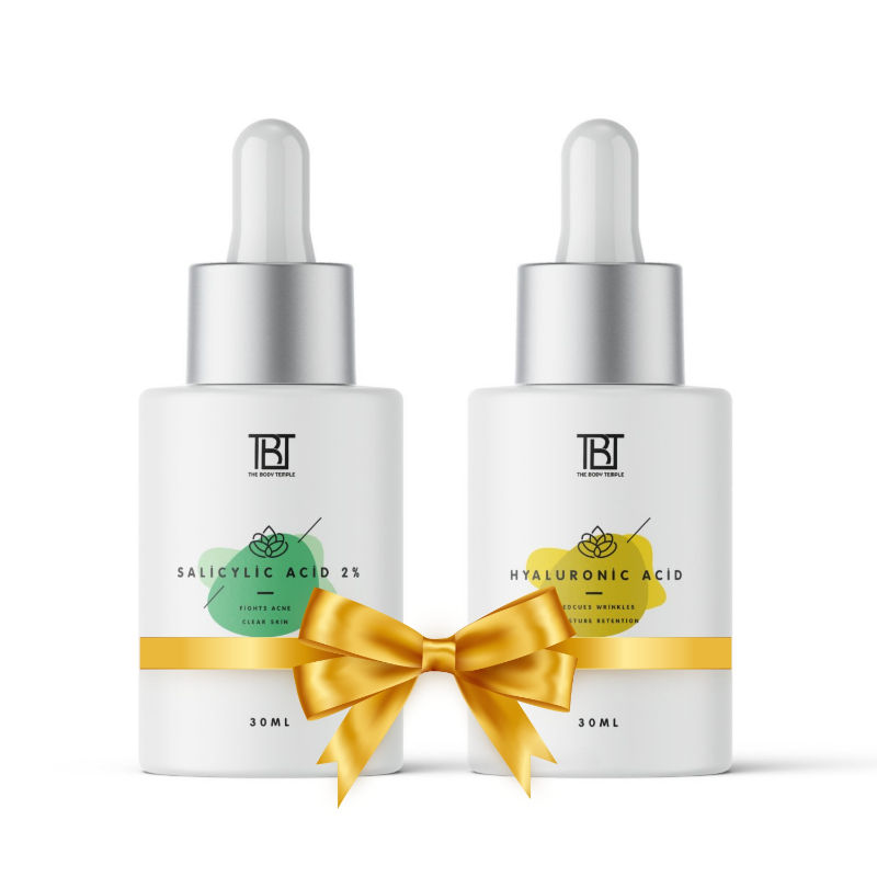 The Body Temple Salicylic Acid 2% & Hyaluronic Acid 2% (30Ml Each - Pack Of 1)