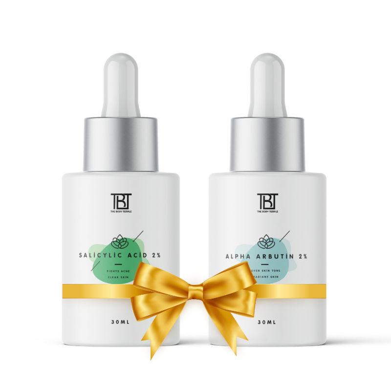 The Body Temple Salicylic Acid 2% & Alpha Arbutin 2% (30Ml Each - Pack Of 1)