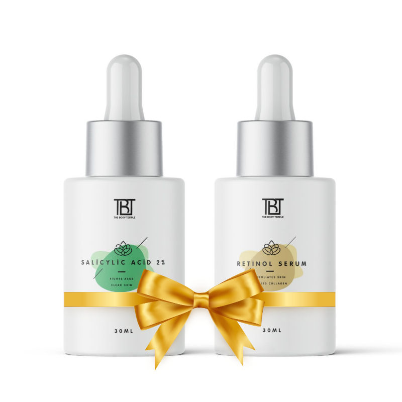 The Body Temple Salicylic Acid 2% & Retinol 0.3% (30Ml Each - Pack Of 1)