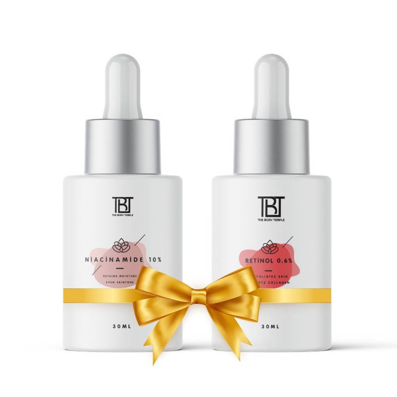 The Body Temple Niacinamide 10% & Retinol 0.6% (30Ml Each - Pack Of 1)