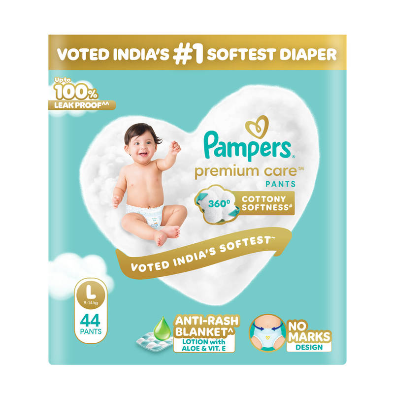 Pampers Premium Care Pants Diapers Large - 44 Pack