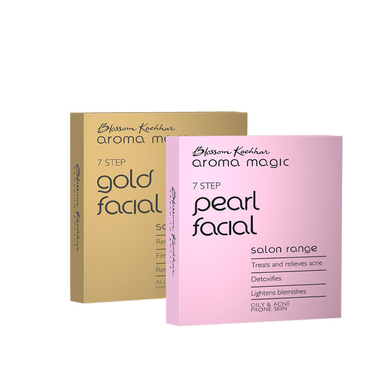 Aroma Magic Pearl & Gold Facial Kit For Single Use Combo Buy Aroma