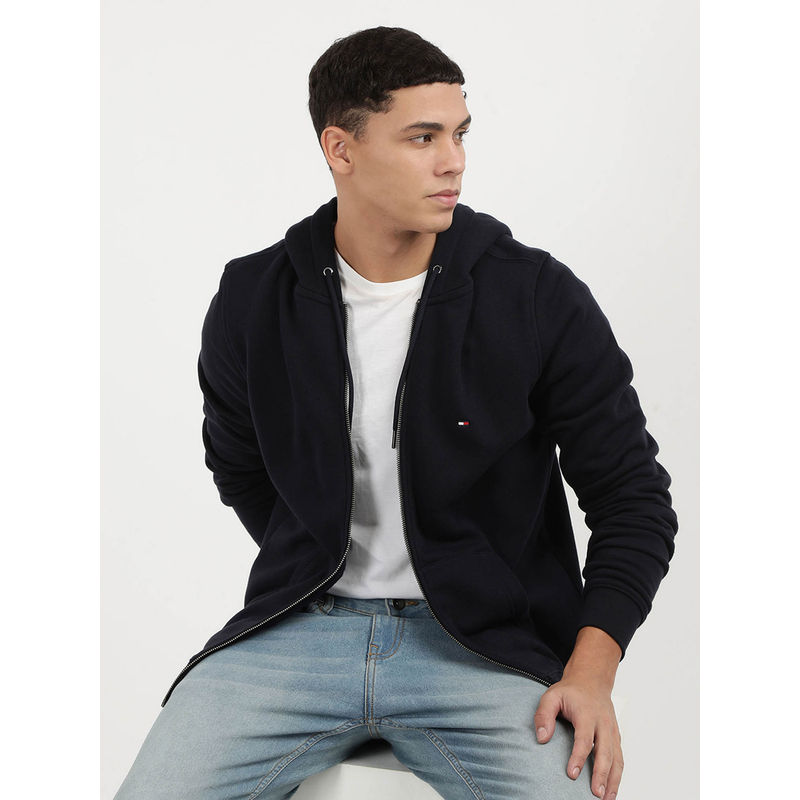 Tommy Hilfiger Mens Navy Blue Color Sweatshirt (XS)