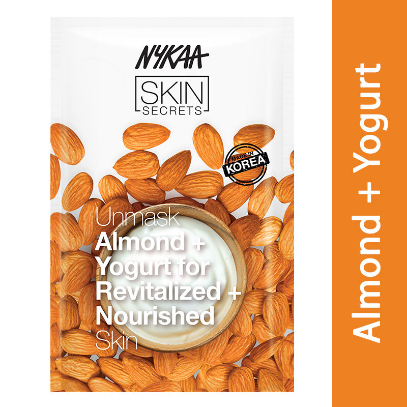 Nykaa Skin Secrets Almond + Yogurt Sheet Mask