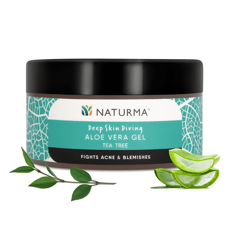 Naturma Deep Skin Diving Organic Tea Tree Aloe Vera Gel