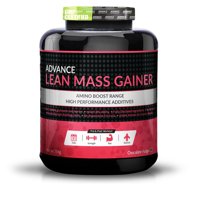 Advance Nutratech Lean Mass Gainer Powder Chocolate Fudge