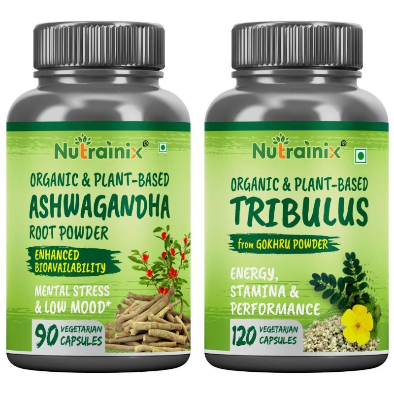 Buy Nutrainix Organic Ashwagandha And Organic Tribulus Terrestris