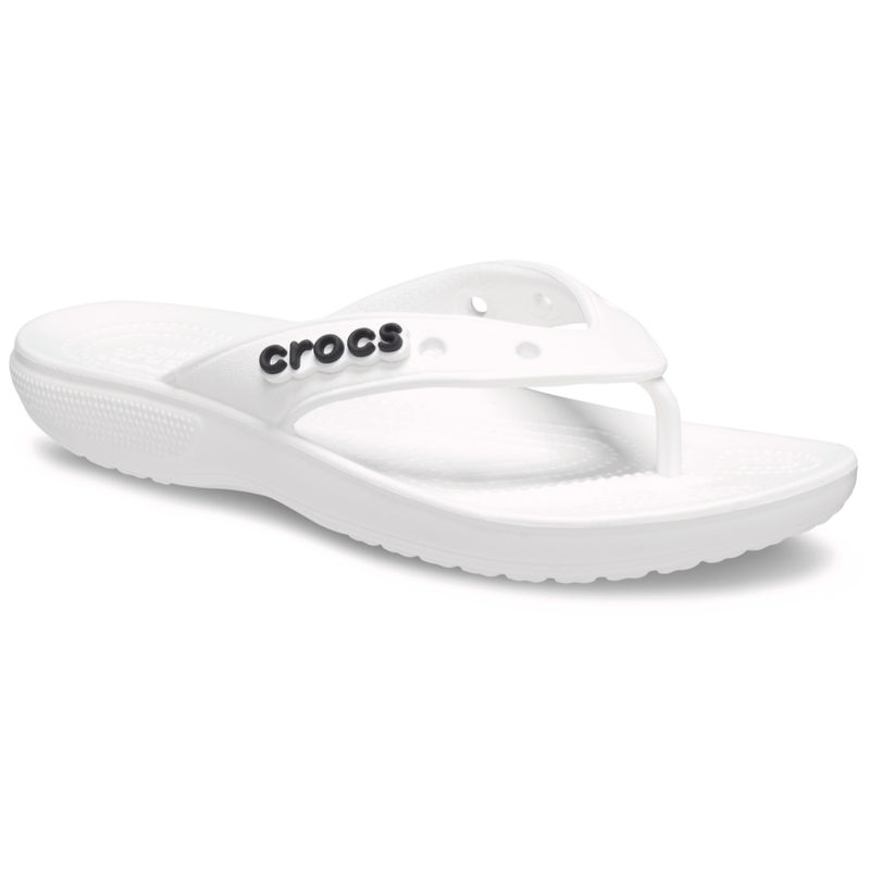 Crocs Unisex Classc Flipflops White (US 9)