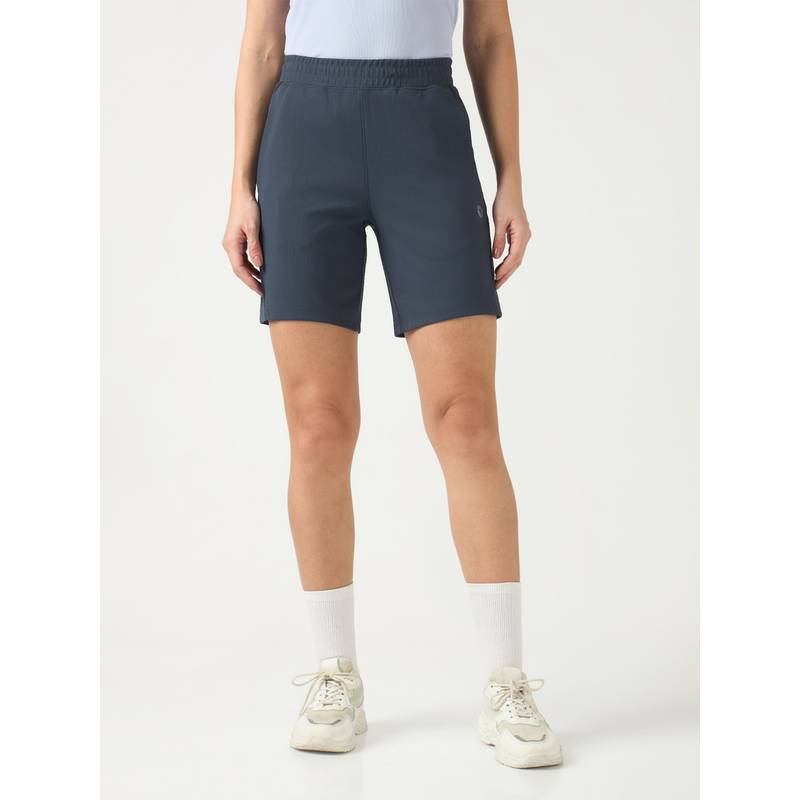 Technosport Women Regular Fit Elastoplus Sports Shorts (M)