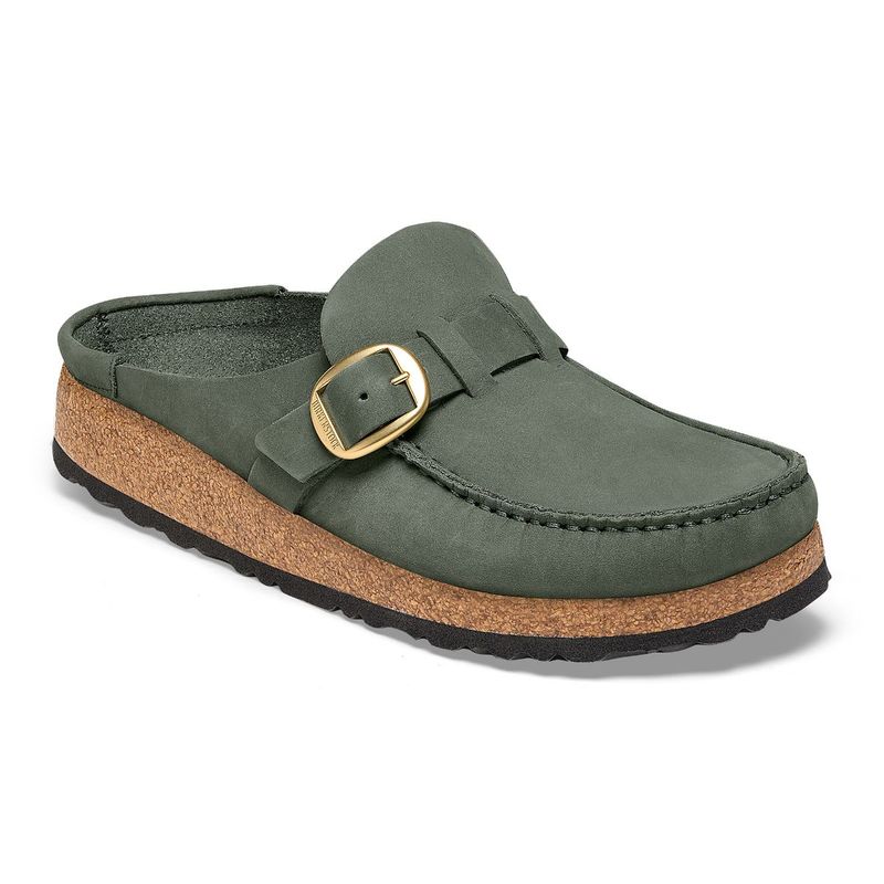 Women's buckley suede buckle detail clogs deals