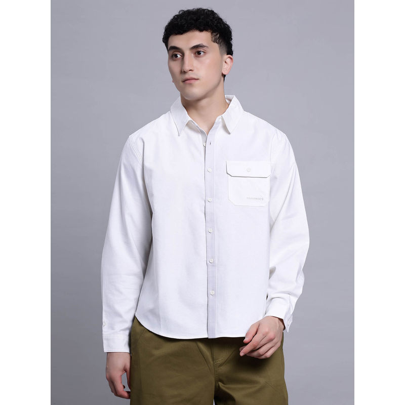 Converse Men All Star Oxford Long-Sleeve Button Down Shirt (XS)