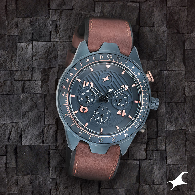 All nighters black dial leather strap watch clearance