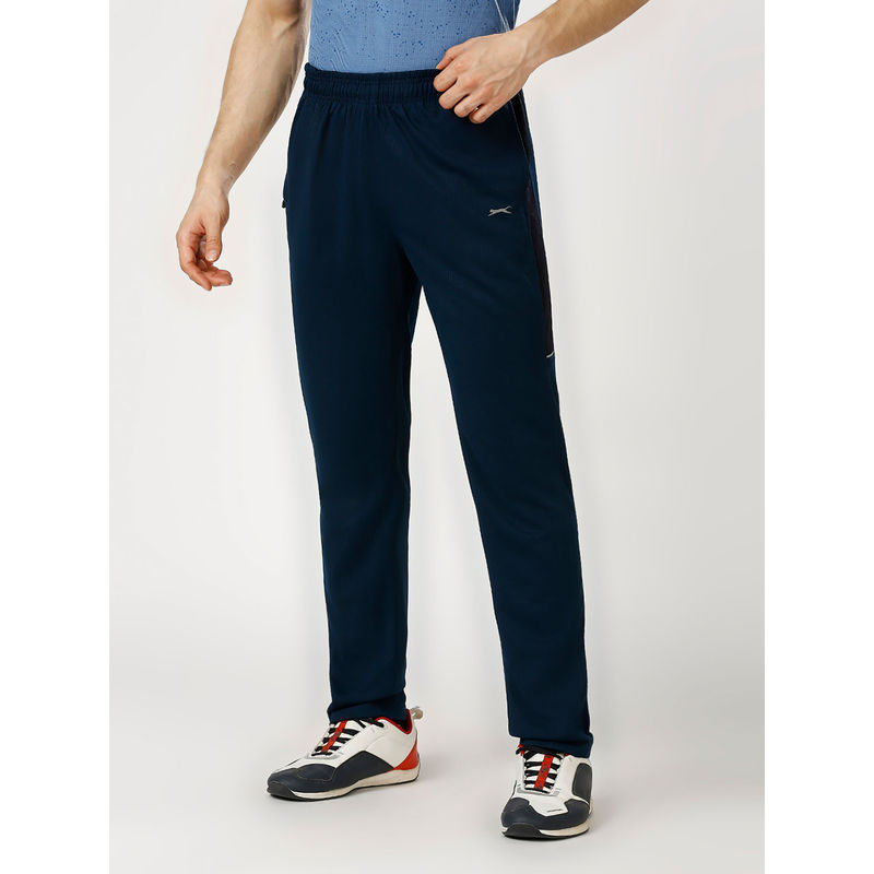 Black Panther Men Petrol Blue Acti Fit Track Pants (XL)