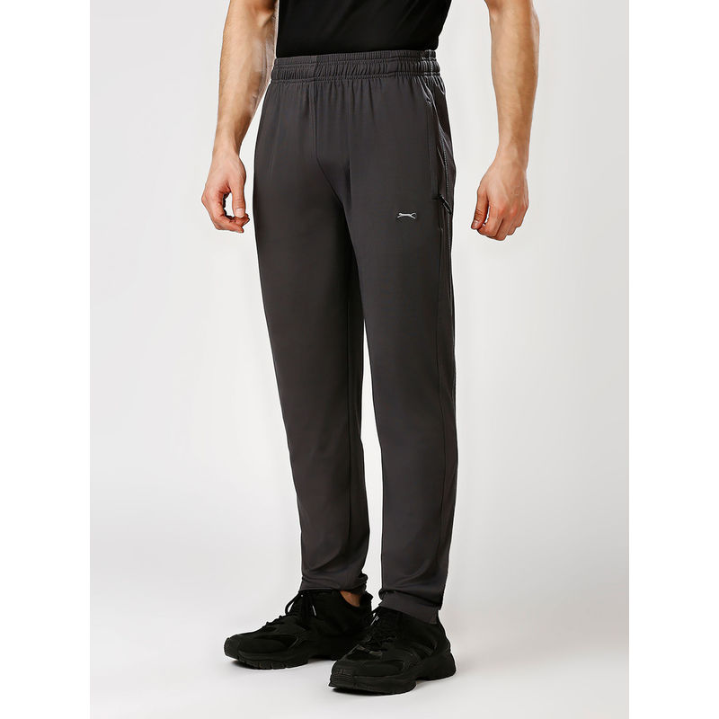 Black Panther Men Charcoal Acti Fit Track Pants (M)