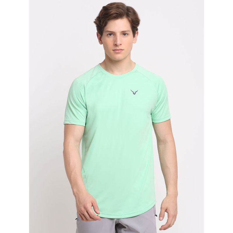 INVINCIBLE Blue Mens Scoop Round Neck T-Shirt (S)