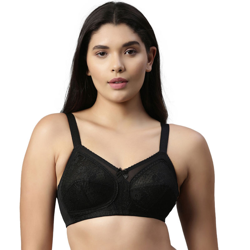 Buy Enamor F026 Super Lift Full Support Bra : Non-Padded, Wirefree & Full  Coverage White at