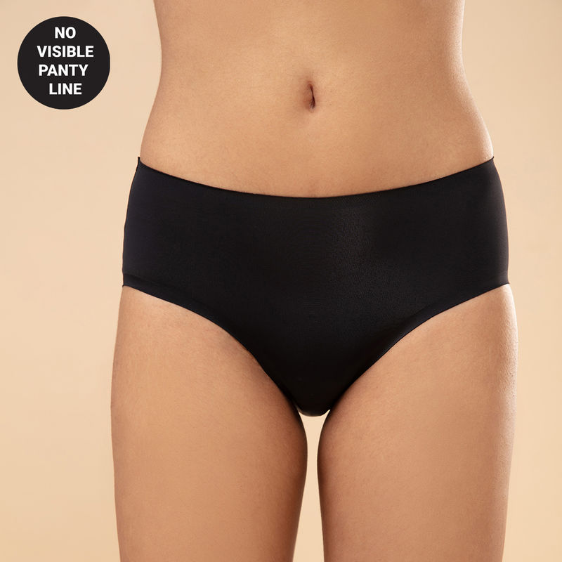 Nykd by Nykaa No Visible Panty Line Bonded Hipster - NYP209-Black (M)