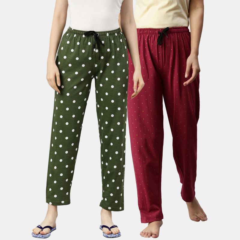 Dreamz Women Cream Night Wear Straight Fit Pant - Selling Fast at  Pantaloons.com