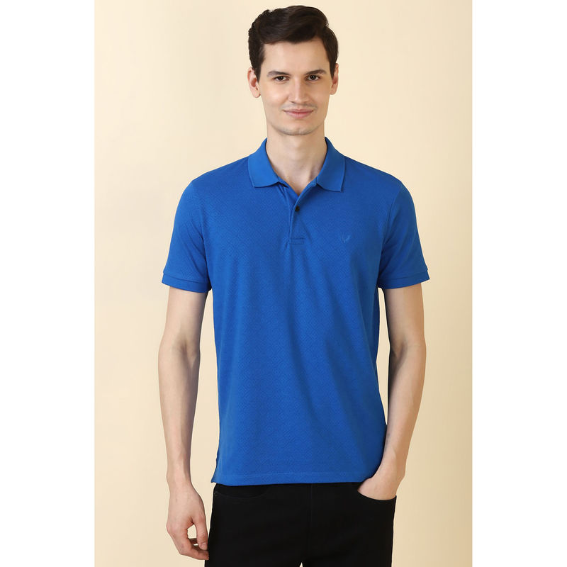 Allen Solly Blue Polo T-Shirt (S)