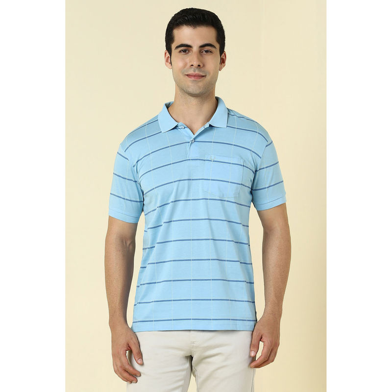 Allen Solly Blue Polo T-Shirt (S)