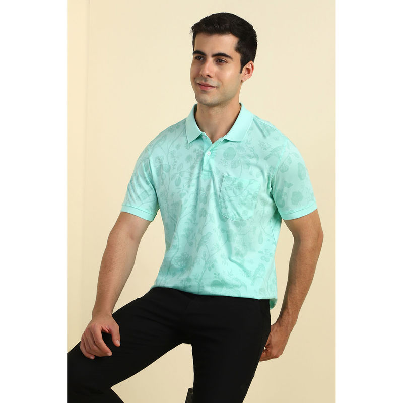 Allen Solly Blue Polo T-Shirt (S)