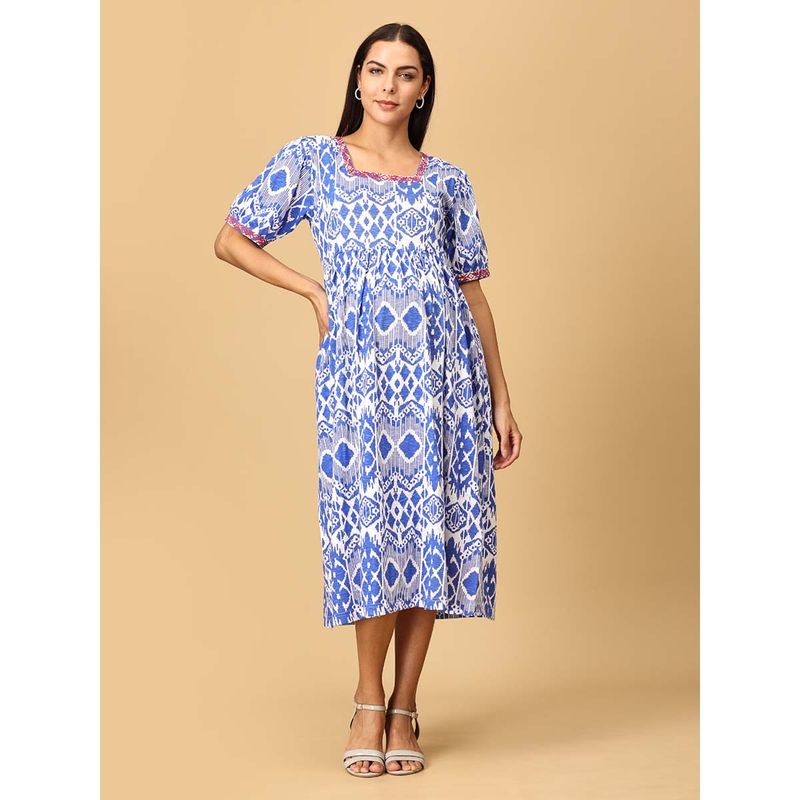 The Mom Store Masquerade Magic Maternity Dress Multi-Color (M)