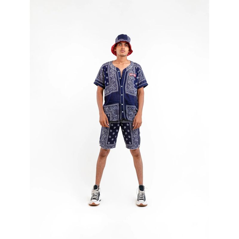 RISING AMONG Basket Bandana Shorts (26)