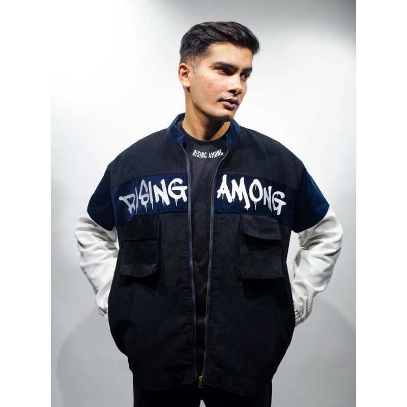 RISING AMONG Corded Patch Jacket (S)