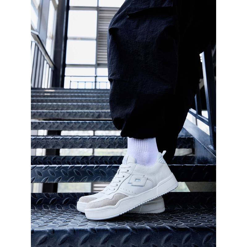 LOTTO Hoop Star OG White Leather Sneakers for Women (UK 3)