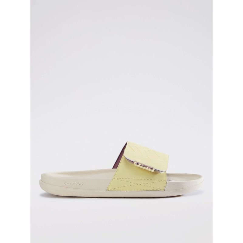 LOTTO Enduro - Butter Yellow Sliders For Men (UK 6)