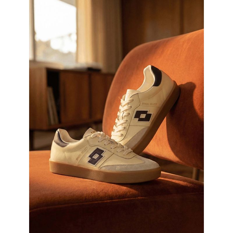 LOTTO Brassil Select Og Yellow Sneakers For Men (UK 6)