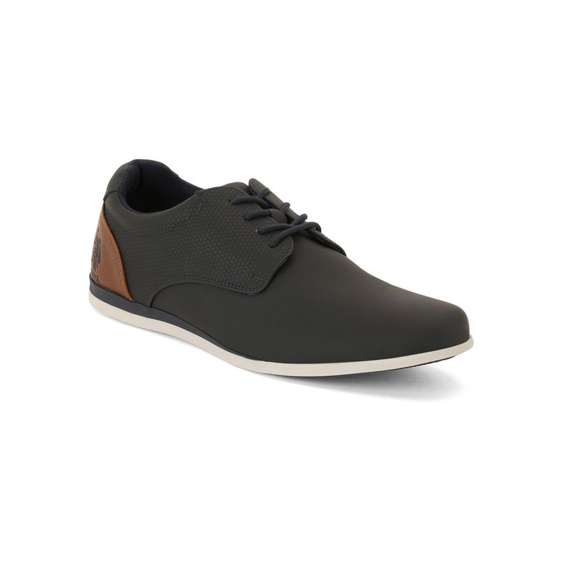 U.S. POLO ASSN. Lucius 4.0 Navy Blue Stylish Casual Derbies (UK 10)