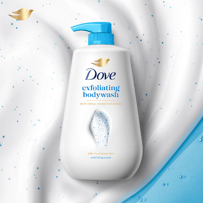 Dove Exfoliating Bodywash with Triple Hydration Serum