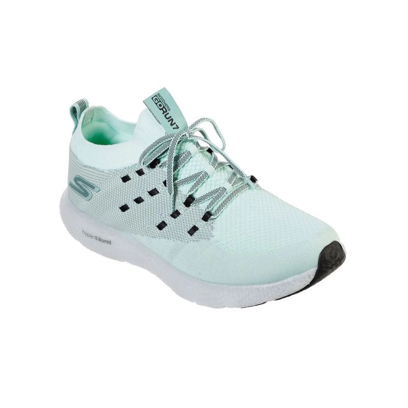 Buy SKECHERS Go Run 7 Green Hyper Burst Running Shoes Online