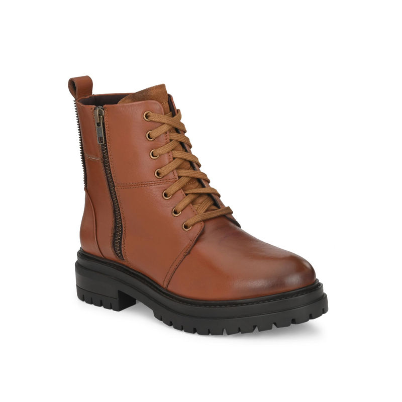 Delize Womens Tan Ankle Boots (EURO 36)